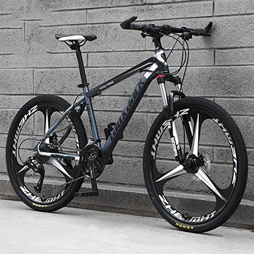 Mountain Bike : Mountain Bike 26 pollici Mountain Bike in acciaio al carbonio a velocità variabile 21 / 24 / 27 / 30 Molla MTB B-21speed