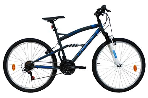 Mountain Bike : Mountain Bike 26'' tutto sospeso - telaio sospeso - forcella telescopica - 18 velocità - freni v-Brake