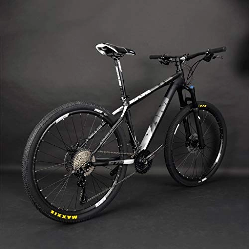 Mountain Bike : Mountain Bike AM / 26-inch, TG3 Pneumatico Forcella, XM679 High Performance Leggero Telaio off-Road, 30 Marce a Doppia Freno a Disco, noleggio Adatto a Tutti i Fuoristrada in Bicicletta (Nero / Grigio