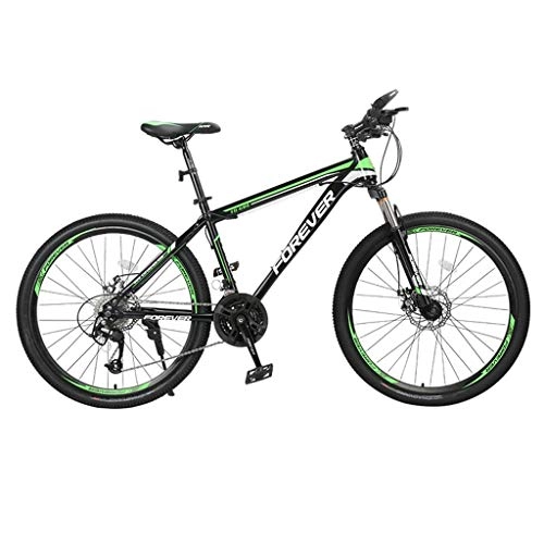 Mountain Bike : Mountain Bike, Biciclette 24 / 26 Pollici, Biciclette 21-velocità, Ammortizzante a Doppio Disco Biciclette Lega di Alluminio for Adulti, utilizzata for recarsi al Lavoro