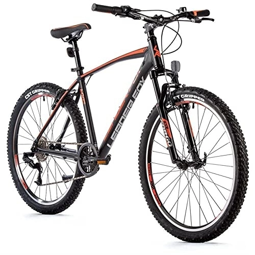 Mountain Bike : MTB, Leader Fox MXC Gent 8 marce S-Ride in alluminio, 26 pollici, colore nero e arancione Rh46 cm