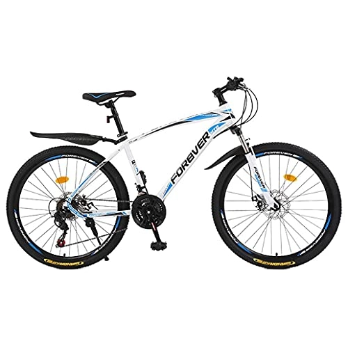 Mountain Bike : N&I Beach Snow Bicycle 26 inch Adult Mountain Bikes Double Disc Brake City Road Bicycle Trail High-Carbon Steel Snow Bike Women General Purpose D 27 Speed a 27 Speed