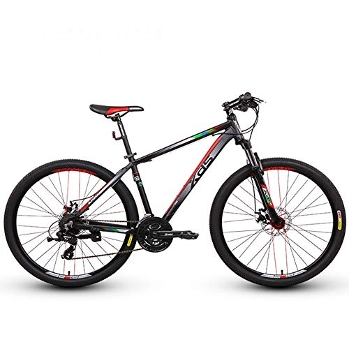 Mountain Bike : QMMD Mountain Bike 24 velocità, 27.5 Pollici Bicicletta Mountain Bike, Adulti Front Suspension Mountain Bike, Hardtail Bicicletta, Bicicletta da Montagna, 27.5 inch Green, 24 Speed