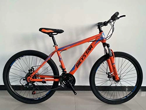 Mountain Bike : Reset Bici Bicicletta MTB 29 BICYSTAR 21V Arancio Blu
