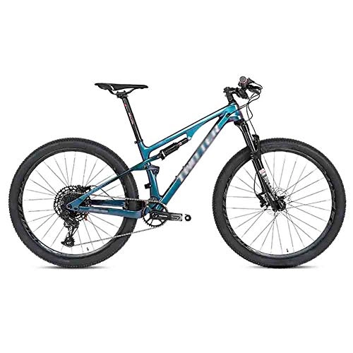 Mountain Bike : TOOLS Mountain Bike Bici da Strada Morbida Coda della Bicicletta Frame Mountain Bike MTB Adulti Strada Biciclette for Uomini e Donne Doppio Freno a Disco (Color : C, Size : 29 * 19in)