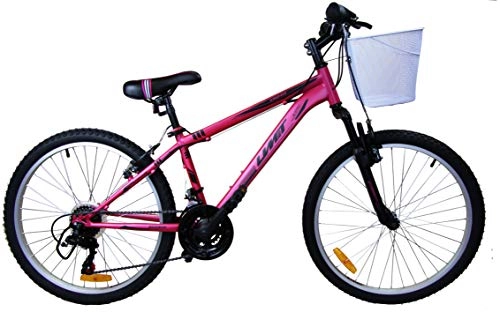 Mountain Bike : Umit - Bicicletta XR-240 da 24 pollici, da 9 anni, con cambio Shimano e sospensione anteriore, unisex per bambini