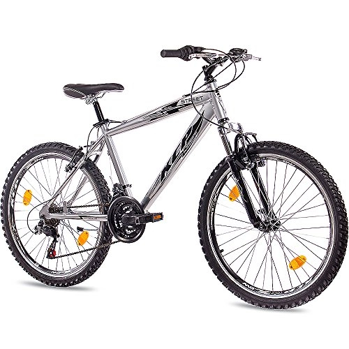 Mountain Bike : Unbekannt '24KCP Jugend bici bicicletta per bambini Mountain Bike Street Alu Chrome 18velocit-61, 0cm (24pollici)