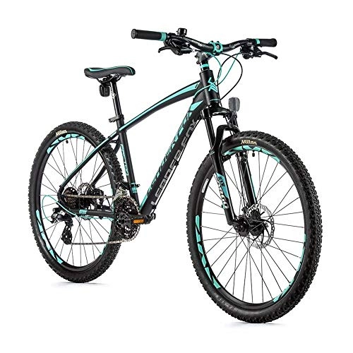 Mountain Bike : Velo - Muscolare per mountain bike 26 Leader Fox Factor 2020, 7 V, telaio da 20 pollici, taglia da adulto da 180 a 188 cm, colore: Nero opaco