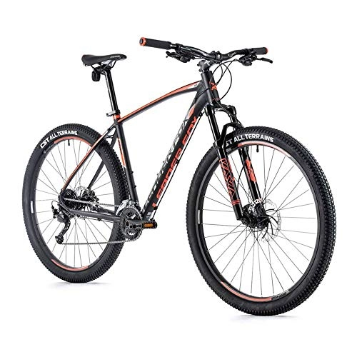 Mountain Bike : Velo - Muscolare per mountain bike 29 Leader Fox Zero 2021, 9 V, telaio da 160 a 168 cm, colore: Nero opaco e arancione