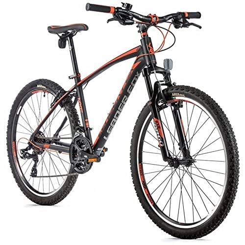 Mountain Bike : Velo - Muscolo per mountain bike 26 Leader Fox mxc 2022, da uomo, 8 V, telaio da 18 pollici, colore: Nero opaco