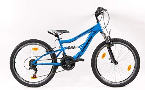 Mountain Bike : VTT Mountain Bike 24'' Ammortizzata No Limite 18 velocità con Trasmissione Shimano