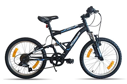 Mountain Bike : VTT - MTB con telaio a sospensioni miste ACTIMOVER da 20'', 6 velocità, manopole GRIPSHIFT Shimano, cambio Shimano TY21, serie sterzo potente