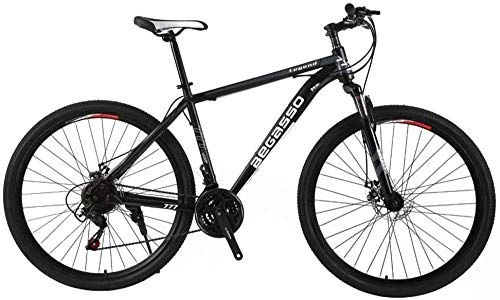 Mountain Bike : xstorex - Mountain bike da uomo a 21 velocità, con doppio freno a disco, 29 pollici, per tutti i tempi, bici da città per adulti, solo per attività all’aperto Nero