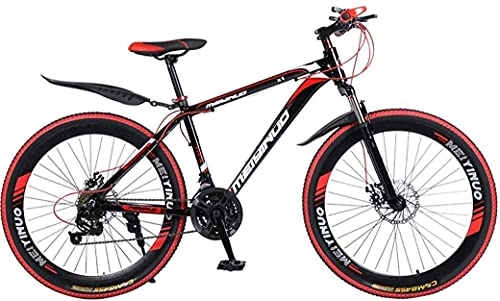 Mountain Bike : YANGHAO-Mountain bike per adulti- 26in in mountain bike a 27 velocità per adulto, lega leggera in lega di alluminio full frame, ruota anteriore sospensione per biciclette da uomo, freno a disco YDLZZX
