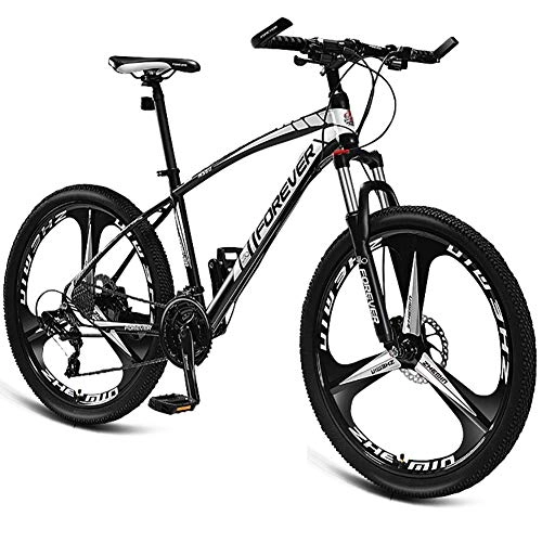 Mountain Bike : ZXASDC Bicicletta Mountainbike, 21 / 24 / 27 / 30 velocità Molteplici Specifiche tra Cui Scegliere Materiale in Acciaio ad Alto Tenore di Carbonio Adatto per Corse in Bicicletta, ECC