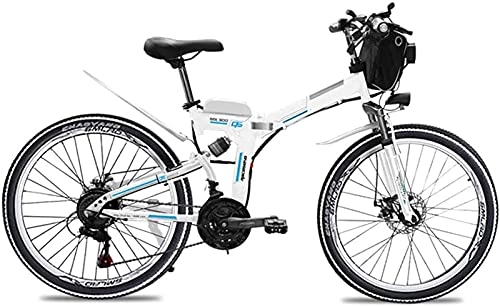 Bicicleta de montaña eléctrica plegables : CCLLA Bicicleta eléctrica Plegable de 500 W para Adultos 26 Pulgadas 48V13AH Batería de Litio Bicicleta eléctrica de montaña con Controlador, Pedal Plegable dedicado Bicicleta eléctrica Velocidad