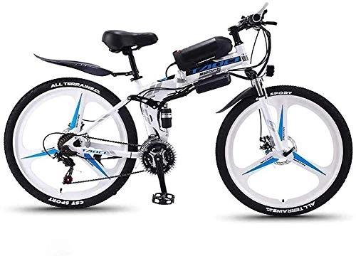 Bicicleta de montaña eléctrica plegables : GYL Bicicleta eléctrica Bicicleta de montaña Bicicleta de movilidad para adultos Aleación de aluminio 26 '350W 36V 8Ah Batería de iones de litio extraíble Bicicleta de montaña para montar al aire lib