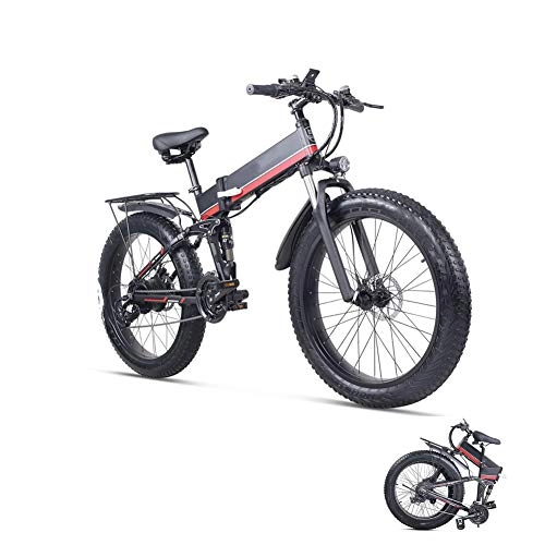 Bicicleta de montaña eléctrica plegables : LCLLXB Bicicleta Eléctrica Plegables, Motor Bicicleta Plegable 25 km / h y 25 km, Bici Electricas Adulto con Ruedas de 16