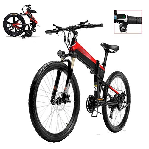 Bicicleta de montaña eléctrica plegables : LJYY Bicicleta eléctrica Plegable, Bicicleta de montaña de 26 Pulgadas para Adultos, Bicicleta eléctrica de Alta Velocidad de 36 V y 300 W, batería de Litio extraíble, Bicicleta eléctrica asistid
