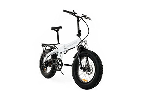 Bicicleta de montaña eléctrica plegables : Tucano Bikes Monster HB Bicicleta Eléctrica Plegable, Blanco (Benz), Talla Única