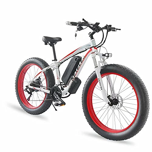 Bicicletas de montaña eléctrica : 26" E-Bike Bicicletas Electricas de Montaña, 1000w 48v 17.5A Bici Electrica para Adultos, Bike Electric Sistema de Transmisión de 21 Velocidades