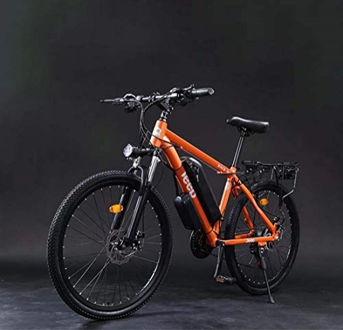 Bicicletas de montaña eléctrica : Adulto Bicicletas de 26 Pulgadas de montaña eléctrica, batería de Litio de 36V aleación de Aluminio de la Bicicleta eléctrica, Dispositivo de visualización LCD antirrobo 27 de Velocidad, B, 8AH