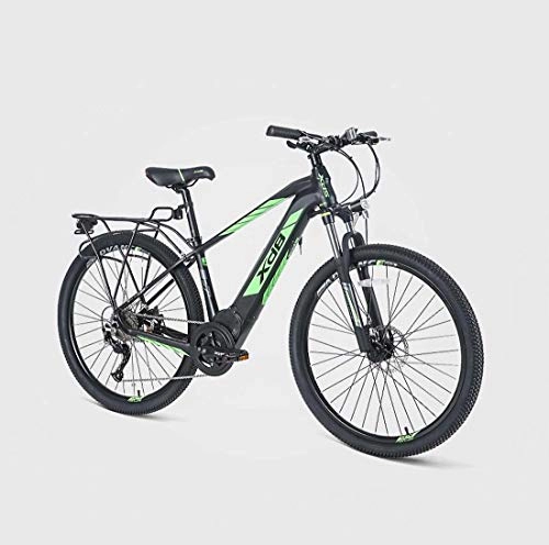 Bicicletas de montaña eléctrica : AISHFP 27, 5 Pulgadas eléctrico Adulto Bicicleta de montaña, la batería de Litio Pantalla LCD, de Alta Resistencia de aleación de Aluminio Marco de Nivel 9 de Velocidad Variable Bicicleta eléctrica, B