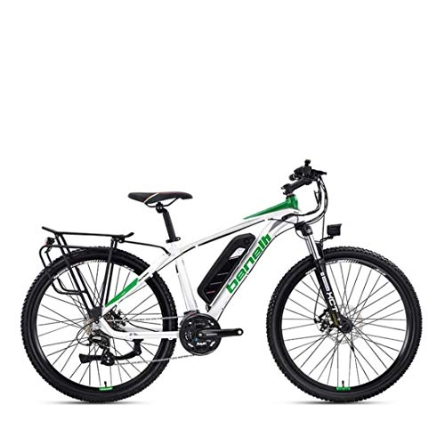 Bicicletas de montaña eléctrica : AISHFP Bicicleta de montaña eléctrica para Hombres Adultos, con Pantalla LCD multifunción, Bicicletas eléctricas Todo Terreno de aleación de Aluminio, Ruedas de 27, 5 Pulgadas, B