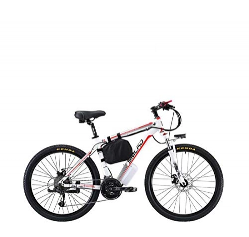 Bicicletas de montaña eléctrica : AISHFP Las Bicicletas de montaña de Adulto eléctricos, 500W 48V de la batería de Litio - Aluminio Marco de aleación de Bicicleta eléctrica, la Velocidad 27, A, 8AH