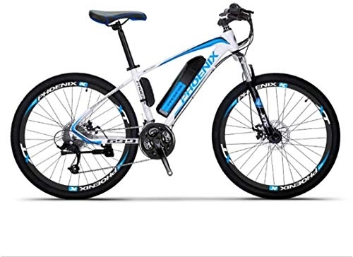 Bicicletas de montaña eléctrica : Bici electrica, Bicicleta de montaña eléctrica for adultos, batería de litio 36V, marco de acero de alta resistencia Bicicleta eléctrica de Offroad, ruedas de 26 pulgadas de velocidad 27 ( Color : C )