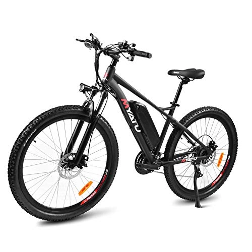 Bicicletas de montaña eléctrica : Bicicleta Elctrica, Bicicleta Elctrica De Montaa De 26", Batera De Iones De Litio 36V8ah, Bicicleta Elctrica con Motor De 250 W, Silln Y Manillar Ajustables, Engranaje De 21 Velocidades