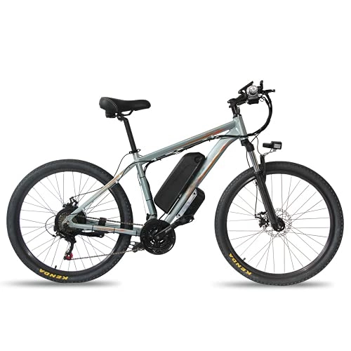 Bicicletas de montaña eléctrica : Bicicleta eléctrica 26 pulgadas e-bike hombres mujeres, 350W e-bike bicicleta de montaña con batería de litio extraíble de 48V / 13Ah, E-Bike de21 velocidades, 35km / h E-MTB para los Desplazamientos