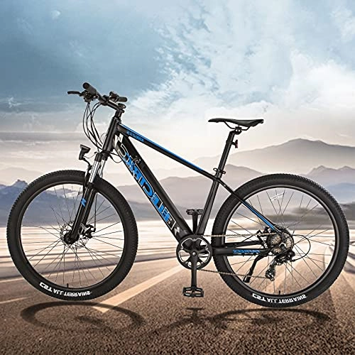 Bicicletas de montaña eléctrica : Bicicleta Eléctrica de Montaña 250 W Motor Bicicleta Eléctrica E-MTB 27, 5" Bicicleta eléctrica Inteligente Shimano 7 Velocidades Amigo Fiable para Explorar