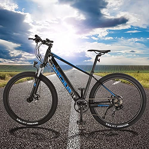Bicicletas de montaña eléctrica : Bicicleta Eléctrica de Montaña Batería Extraíble de 36V 10Ah Bicicleta Eléctrica E-MTB 27, 5" E-Bike Shimano 7 Velocidades Amigo Fiable para Explorar