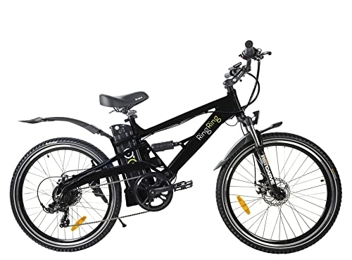 Bicicletas de montaña eléctrica : Bicicleta eléctrica de montaña Dardo. Batería Extraible. hasta 50 Km de autonomía. Velocidad: 25 Km / h. Luces integradas. Suspensión de Aluminio RST. Acelerador de Ayuda de Salida en parado.
