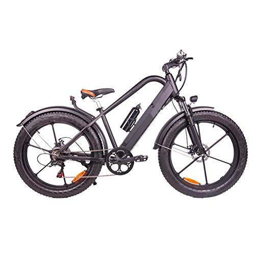 Bicicletas de montaña eléctrica : Bicicleta eléctrica de montaña Motor sin escobillas de Alta Velocidad 400W Batería de Litio 48V12.5AH Faro LED adaptativo Neumático Antideslizante Apto para Hombres y Mujeres