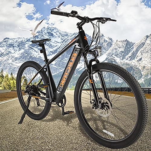 Bicicletas de montaña eléctrica : Bicicleta Eléctrica de Montaña Mountain Bike de 27, 5 Pulgadas Batería Extraíble de 36V 10Ah Bicicleta eléctrica Inteligente Urbana Trekking