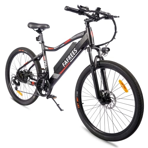 Bicicletas de montaña eléctrica : Bicicleta Eléctrica E-MTB 26", 250W Motor Batería Litio 36V 11.6Ah, Shimano 7 Velocidades E-Bike MTB, 3 Modos, Distancia Efectiva:40-120KM (Negro)