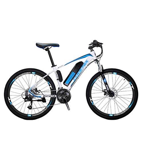 Bicicletas de montaña eléctrica : Bicicleta eléctrica para adultos, bicicleta eléctrica de aleación de aluminio de 250 vatios, batería de iones de litio extraíble 36V / 10Ah Bicicleta de montaña / bicicleta eléctrica de cercanías