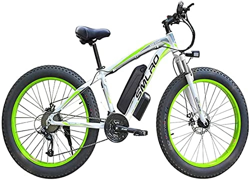 Bicicletas de montaña eléctrica : CASTOR Bicicleta electrica Bicicletas eléctricas de 26 Pulgadas, 4, 0 Bicicletas de neumáticos de Grasa 48V 1000W Discos mecánicos de Frenos de Ciclismo al Aire Libre Adulto