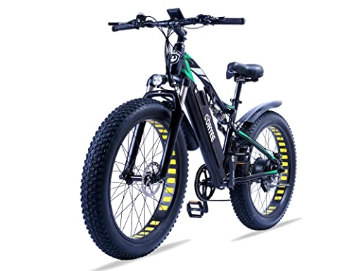Bicicletas de montaña eléctrica : CORYEE Bicicleta de montaña eléctrica de 26 '', Bicicleta eléctrica, Bicicleta eléctrica para Adultos, Bicicleta eléctrica con batería de Litio extraíble de 48 V 17 Ah