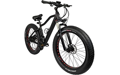 Bicicletas de montaña eléctrica : Cremallera invisibilidad eléctrica grasa bicicleta 26" MTB 10AH - negro mate