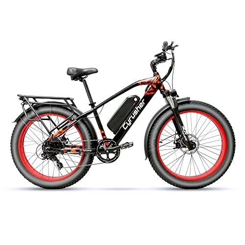 Bicicletas de montaña eléctrica : Extrbici Bicicletas Eléctricas para Adultos Bicicleta Eléctrica de Montaña para Hombres y Mujeres con Batería de Litio Impermeable de Banda Gruesa 48V16AH XF650 Red