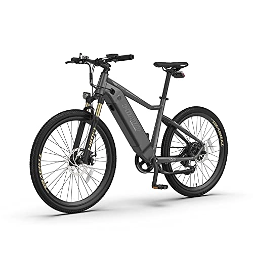 Bicicletas de montaña eléctrica : HIMO Bicicleta eléctrica C26 de 26 Pulgadas, batería de Iones de Litio extraíble de 48 V / 10 Ah, Motor de 250 W, Frenos de Disco Doble, Cambio Shimano Professional de 7 velocidades