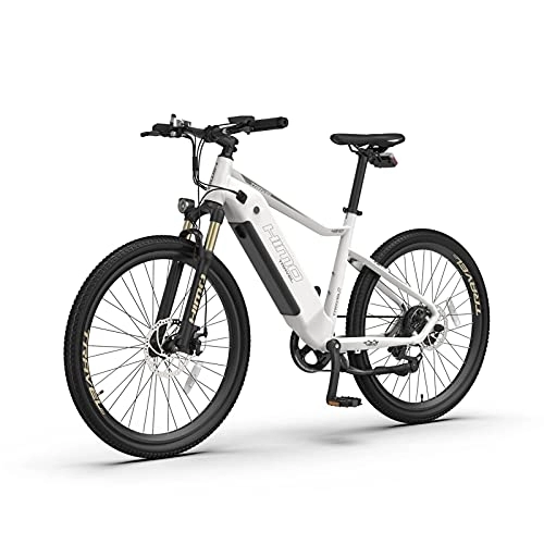 Bicicletas de montaña eléctrica : HIMO Bicicleta eléctrica C26 de 26 Pulgadas, batería de Iones de Litio extraíble de 48V / 10Ah, Motor de 250 W, Frenos de Disco Doble, Cambio Shimano Professional de 7 velocidades