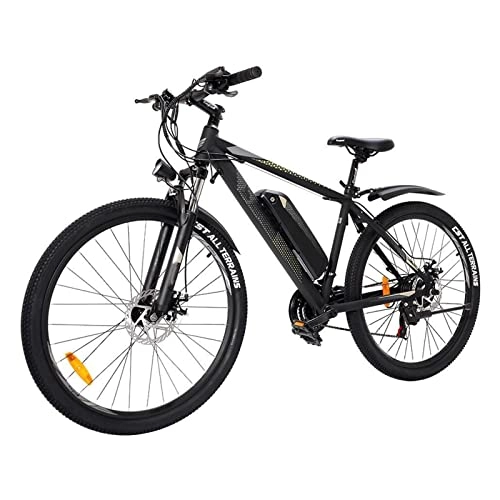 Bicicletas de montaña eléctrica : HMEI Bicicletas eléctricas para Adultos, Hombres, Motor de 250W, 27, 5", Ciclismo, montaña, Bicicleta Urbana, 36 V, 12, 5Ah, batería extraíble, 25 km / H, Velocidad máxima