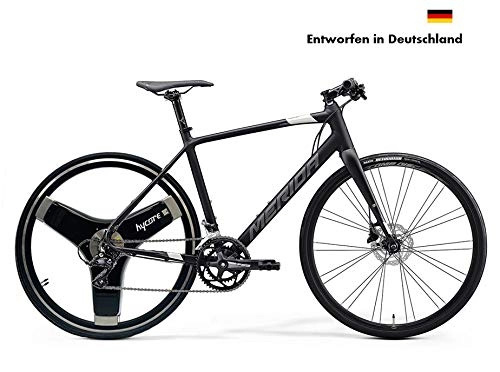 Bicicletas de montaña eléctrica : Hycore T1 - Bicicleta eléctrica Merida de 28 pulgadas (motor doble, batería extraíble y ligera)