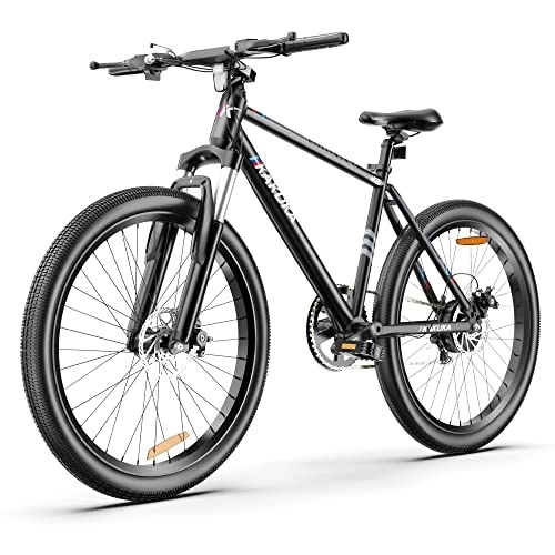 Bicicletas de montaña eléctrica : KAKUKA K26 Bicicleta eléctrica de montaña Bicicleta eléctrica de 36V 7.5AH Motor de 250W 25KPH velocidad máxima Freno de disco doble para adultos y adolescentes