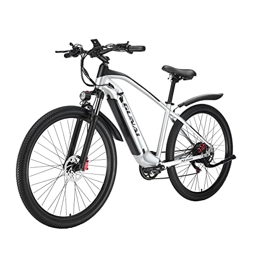 Bicicletas de montaña eléctrica : KELKART Bicicleta eléctrica de montaña para adultos, 48 V, 19 Ah, batería de iones de litio, Shimano, 7 velocidades, 29 pulgadas, bicicleta eléctrica para hombres / mujeres