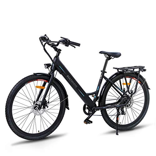Bicicletas de montaña eléctrica : Macwheel Cruiser-550 28" Bicicleta Elctrica de Ciudad / Excursin, Batera de Iones de Litio Extrable 36V / 10Ah, Suspensin Delantera, Frenos de Disco Dobles, Bicicleta Elctrica para Adulto Unisex